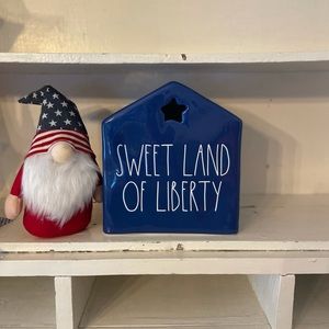 Rae Dunn Sweet Land of Liberty Birdhouse